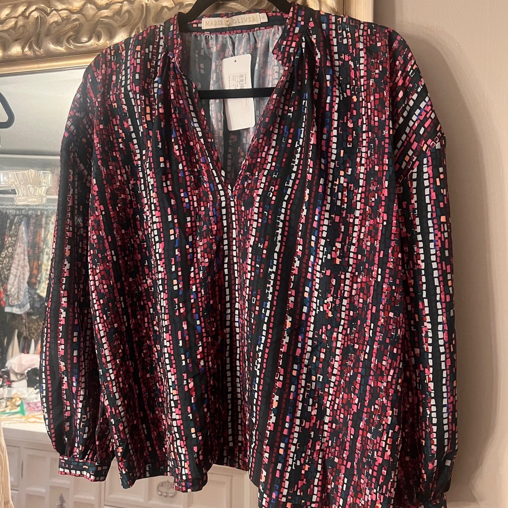 Marie Oliver Hendrix Blouse
